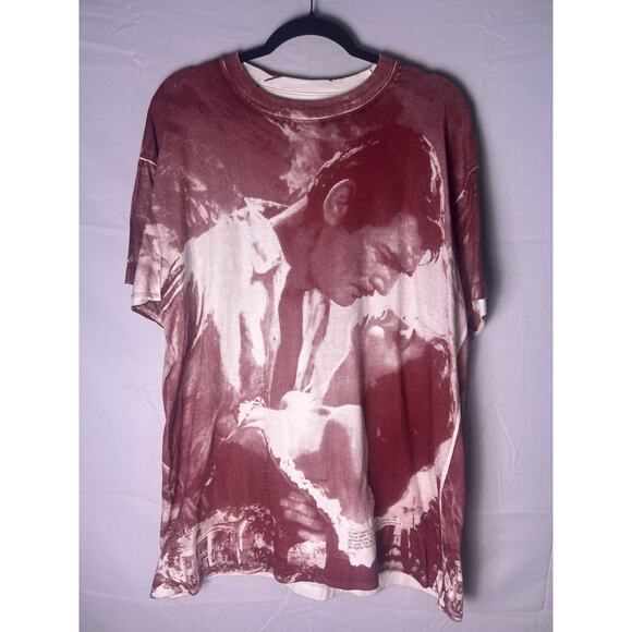 Vintage 1990's Stanley Desantis Gone With The Wind All Over Print Shirt Size XL - Picture 1 of 3